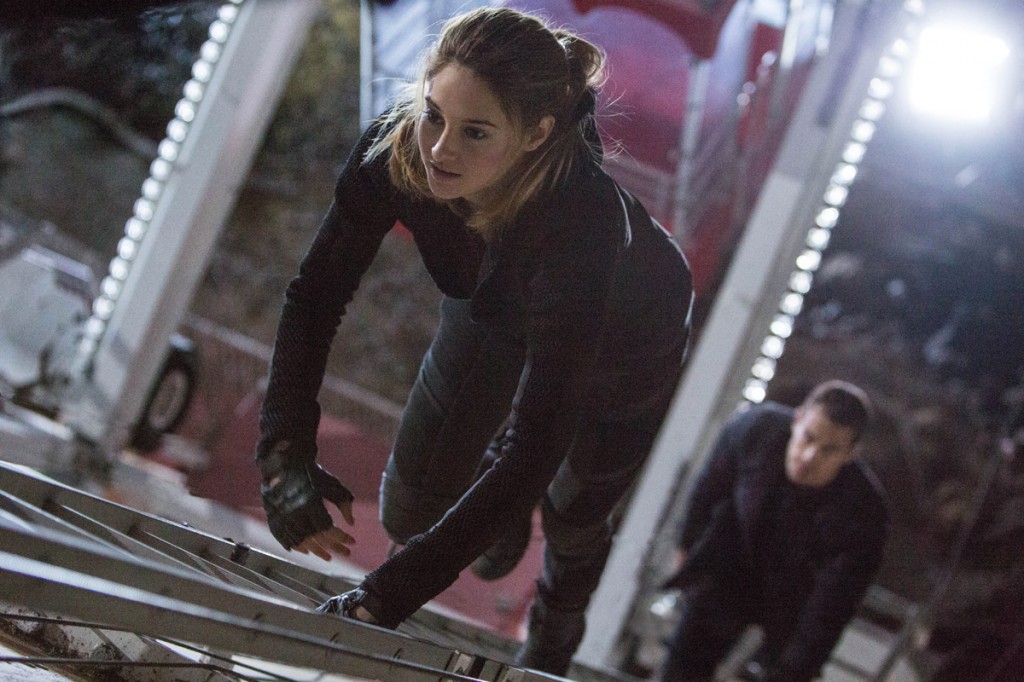 SHAILENE WOODLEY and THEO JAMES star in DIVERGENT