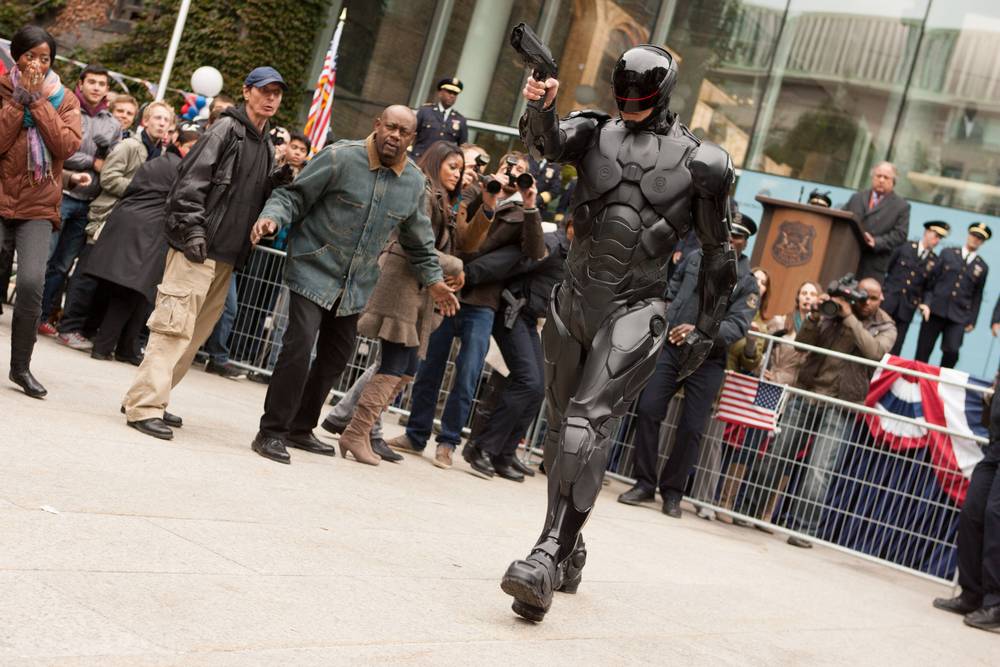 Joel Kinnaman stars in Columbia Pictures' "Robocop."