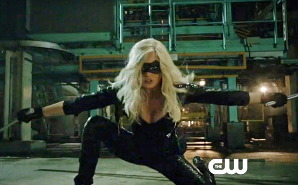 Arrow -- "Broken Dolls" -- Pictured: Caity Lotz as Canary (Screengrab)